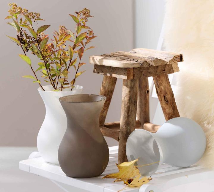 Actual product image Ritzenhoff & Breker ANNALENA" flower vase, brown matt (1 x, 12 x 12 x 18 cm)