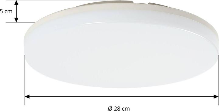 Image du produit Prios Artin Plafonnier LED, rond, 28 cm (2160 lm)