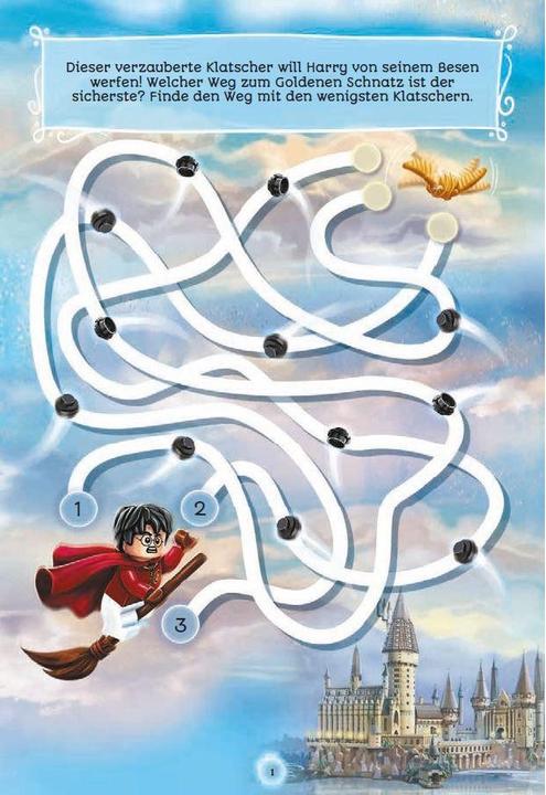 Produktbild LEGO Harry Potter – Mein Maxi Mal- und Rätselblock (Deutsch)