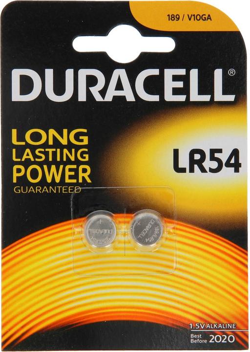 Produktbild Duracell Electronics (2 Stk., AG10, 65 mAh)