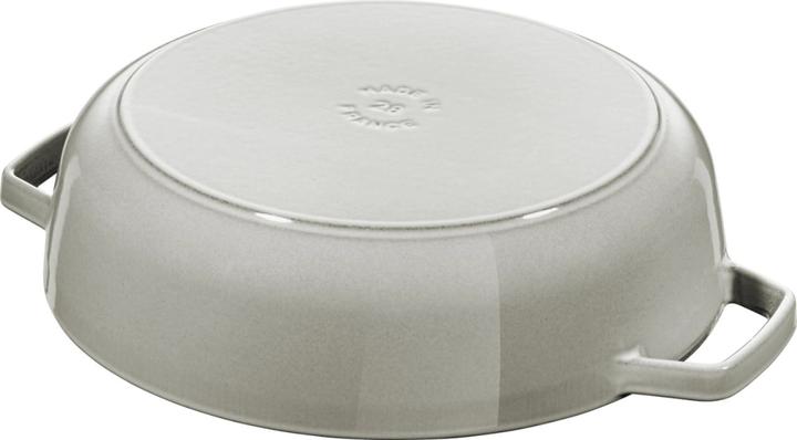 Image du produit Staub Sauteuse Chistera 28 cm, Truffe blanche Fonte (28 cm, Cocotte + faitout, Fonte)