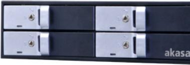 Immagine prodotto Akasa Telaio per unità Elite da 5,25 pollici per quattro HDD/SSD da 2,5 pollici