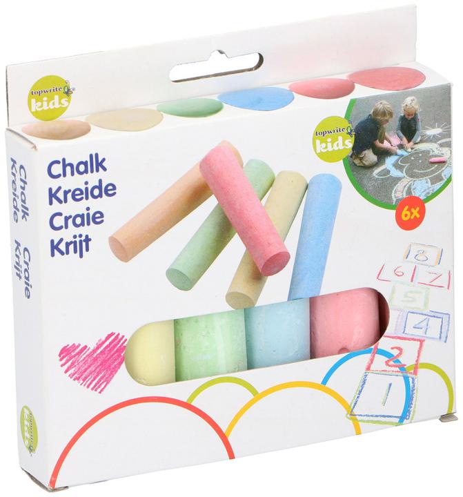 Actual product image Eddy Toys Chalk (Multicolor, 6 x)