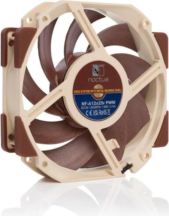 Actual product image Noctua NF-A12x25r PWM fan (120 mm, 1 x)