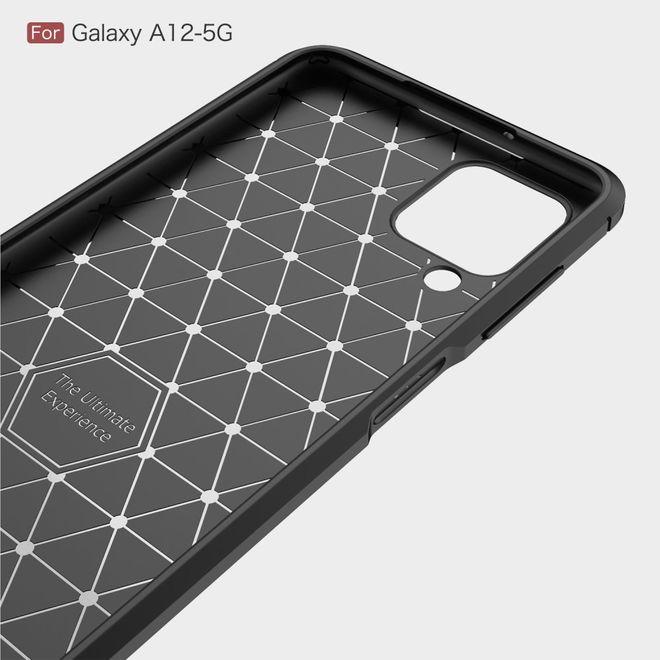 Immagine prodotto MU Style Serie Softcase in fibra di carbonio TPU (Samsung Galaxy A12)