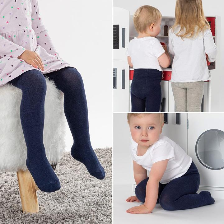 Immagine prodotto La Loona Collant per bambini LaLoona collant 4-pack - navy grey melange - (62/68)