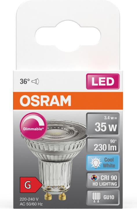 Actual product image Osram Superstar (GU10, 3.40 W, 230 lm, 1 x, G)