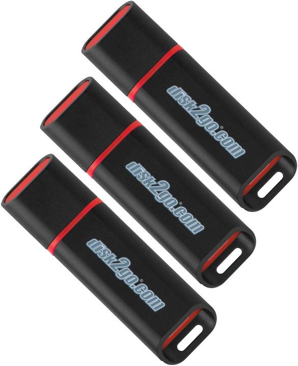 Image du produit Disk2go Passion 2.0 3-Pack (8 Go, USB-A, USB 2.0)