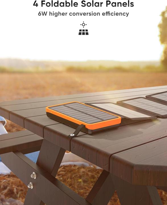 Produktbild A Addtop Solar Powerbank (25000 mAh, 5 W, 92.50 Wh)