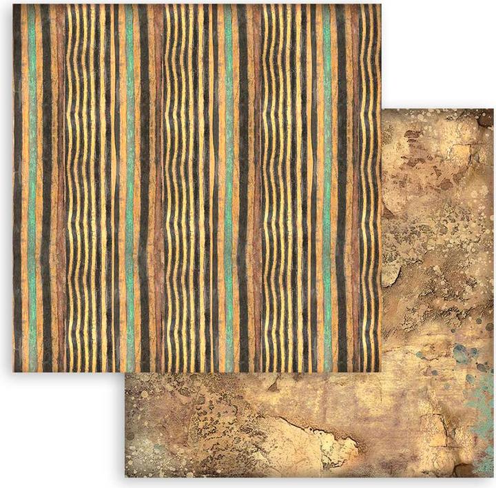 Image du produit Stamperia Bloc de scrapbooking "Pays de Pharaons Backgrounds (190 g/m², 10 x)