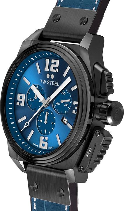 Actual product image TW-Steel TW1016 Canteen Chronograph Limited Edition Men's Watch 46mm 10ATM (Chronograph)
