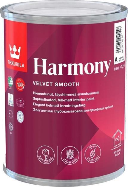 Image du produit Tikkurila Paint Acrylic Harmony 0,9l Satin Matt (Satin mat)