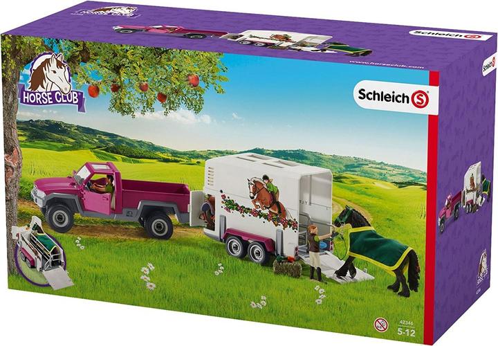 Produktbild Schleich Pick-Up mit Pferdeanhänger