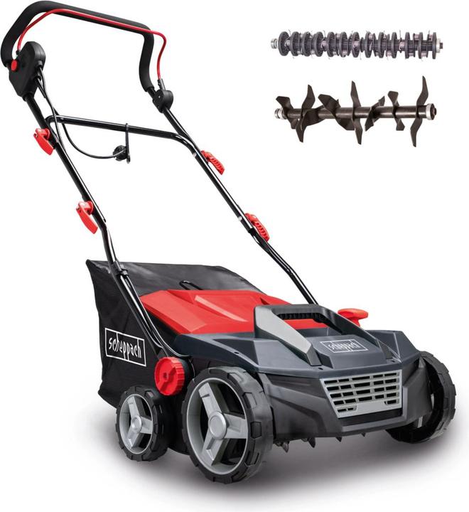 Image du produit Scheppach Scarificateur électrique 38 cm 1600 W avec rouleau à couteaux et rouleau de ventilation inclus