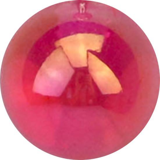 Produktbild Star Piercing Micro Kugel metallbeschichtet pink (ohne Messing, Acryl)