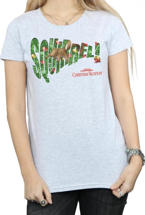 Actual product image National Lampoon´s Vacation Womens/Ladies Squirrel Tree Cotton T-Shirt (XXL)