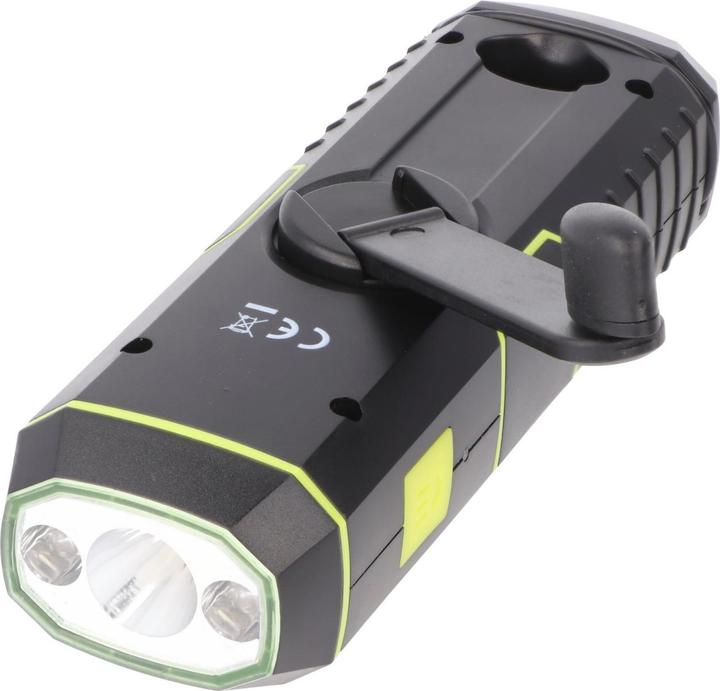 Immagine prodotto XCell Torcia a dinamo con radio FM, sveglia e funzione di power bank (30 lm)