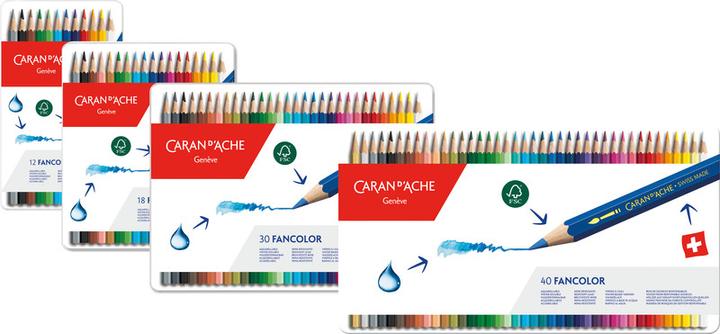 Immagine prodotto Caran d'Ache Fancolor Farbstifte Metallschachtel (Multicolore, 30 x)