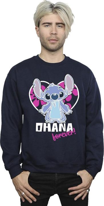 Produktbild Disney Lilo And Stitch Ohana Forever Heart Sweatshirt (L)