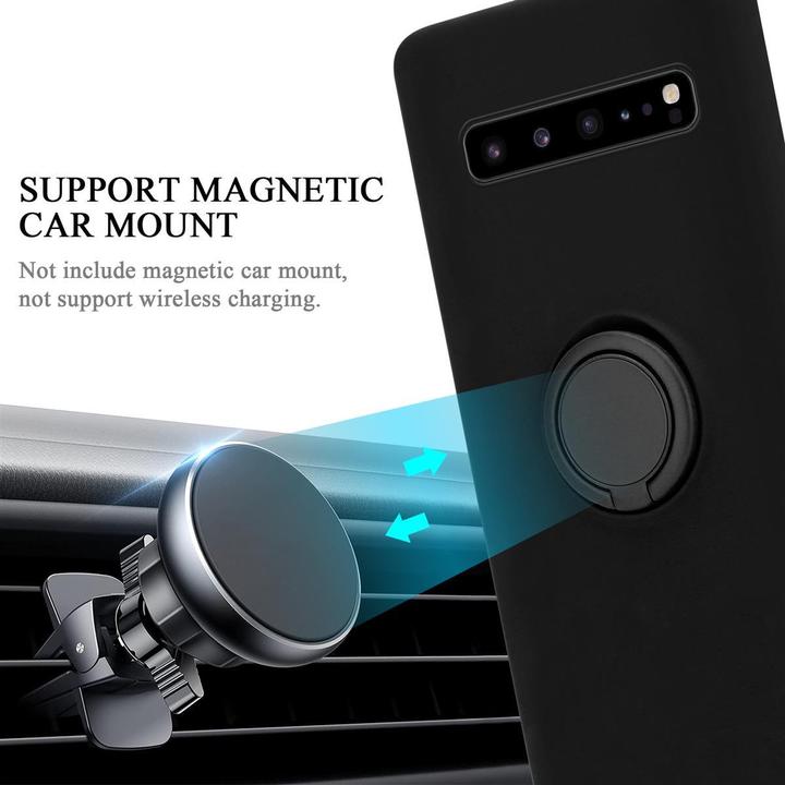 Productafbeelding Cadorabo TPU Vloeibare Ring Silicone Hoesje (Samsung Galaxy S10 5G)