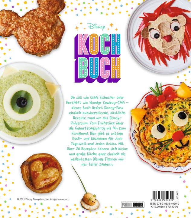 Produktbild Panini Disney: Kochbuch (Deutsch, Igloo Books, Anita Weinberger-Schwendenwein, 2021)
