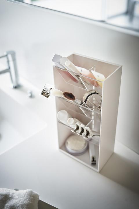Actual product image Yamazaki Makeup-Ständer Tower