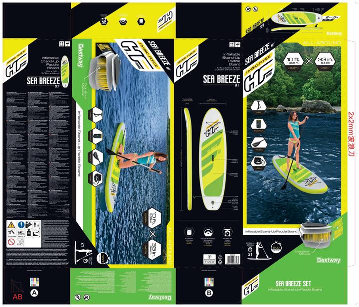 Immagine prodotto Bestway HF SUP Set Sea Breeze 305x84x12cm (10')