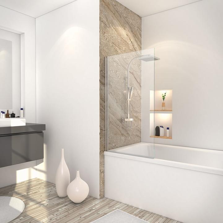 Actual product image Schulte Bath screen with single panel Komfort