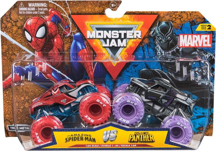 Monster Jam 1:64 Marvel 2 Pack - Capitan America vs. Soldato d'Inverno
