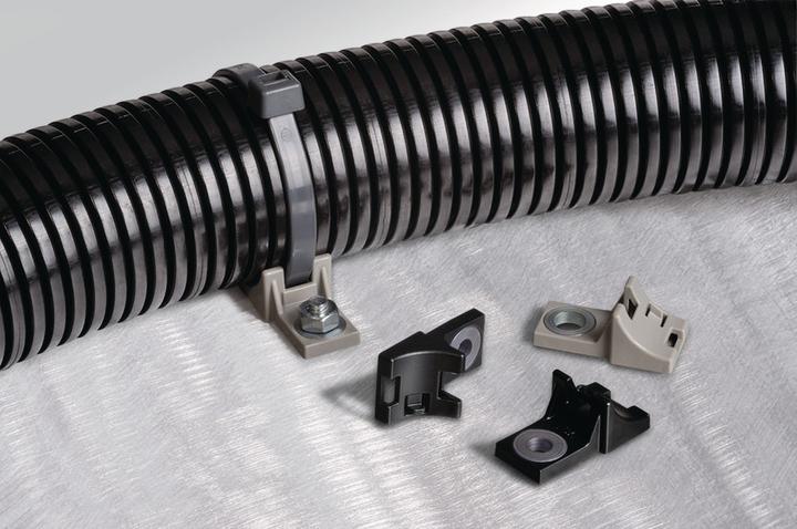 Immagine prodotto HellermannTyton Base a vite+fascetta serracavo T120RHDM6 (Fascette in plastica, 390 mm, 100 pz.)