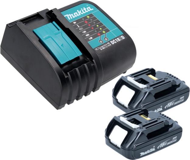 Produktbild Makita DTW 190 SY Akku Schlagschrauber 18 V 1/2" 190 Nm + 2x Akku 1,3 Ah + Ladegerät + Makpac (Akkubetrieb)