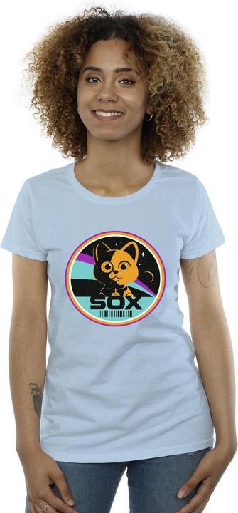 Actual product image Disney Womens/Ladies Lightyear Sox Circle Cotton T-Shirt (XXL)