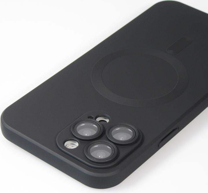 Produktbild PhoneLook Hülle Gummi weich mit Kameraschutzglas MagSafe (Apple iPhone 15 Pro Max)