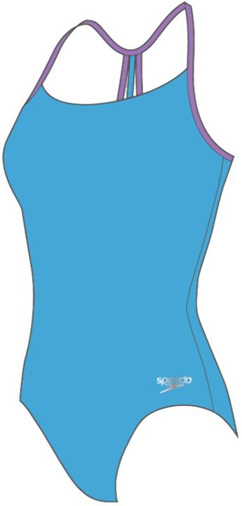 Speedo Solid Lane Line Back