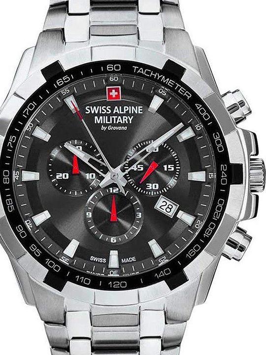 Actual product image Swiss Alpine Military 7043.9237 Sapphire Crystal Chrono 46mm 10ATM (46 mm)