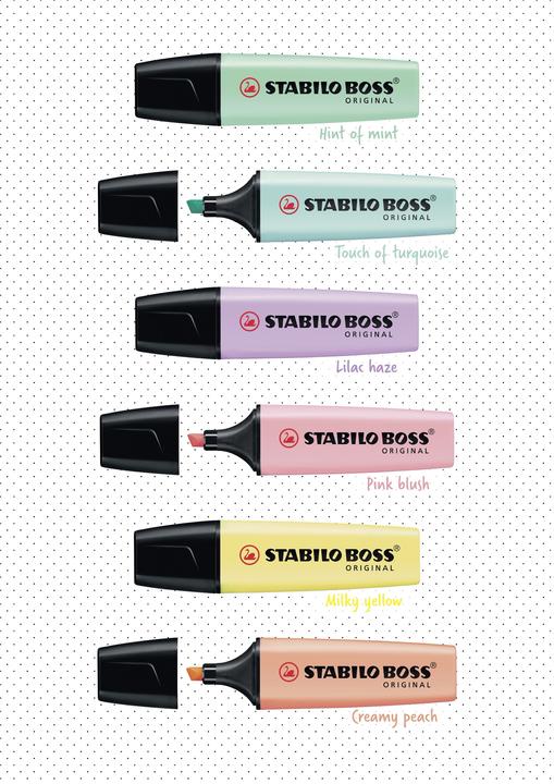 Immagine prodotto STABILO Evidenziatore BOSS ORIGINAL Pastel, display da 45 pz. (Assortito, 5 mm, 45 x)