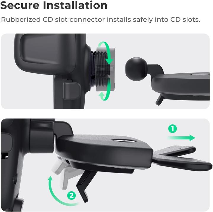 Actual product image iOttie Easy One Touch 5 CD Slot Mount