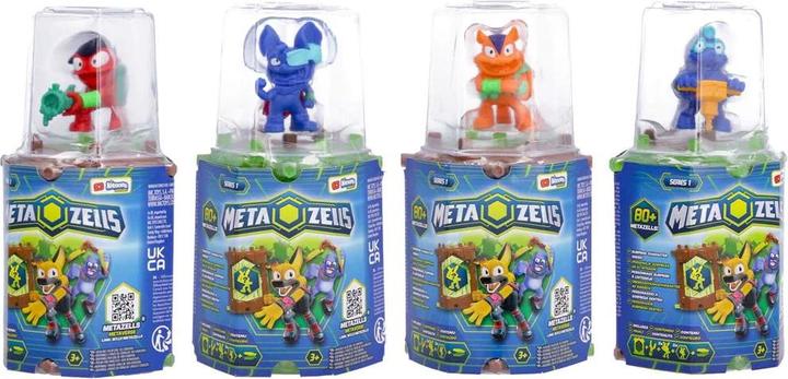Immagine prodotto IMC Toys Metazells Confezione principale 2 figure da 4 cm con 1 diario di bordo 2 carte e 1 accessorio (Exp