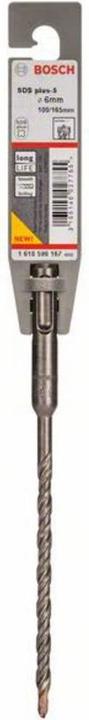 Produktbild Bosch Professional Zubehör Hammerbohrer SDS plus-5, 6 x 100 x 165 mm (6 mm)