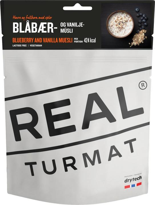 Image du produit REAL Muesli à la vanille et aux myrtilles (129 g)