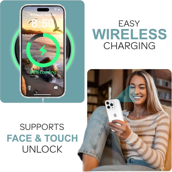 Actual product image Nalia Clear 360 degree cover (Apple iPhone 16 Pro Max)