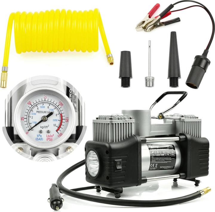 Actual product image GEKO CAR COMPRESSOR 12V 250W