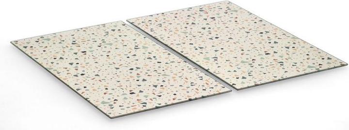 Produktbild Zeller Present Herdabdeck-/Schneideplatten-Set "Terrazzo"