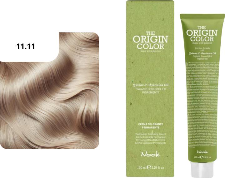 Immagine prodotto Nook Tintura per capelli Origin Colour (11.11 Biondo Platino Chiaro Cenere Intensivo)