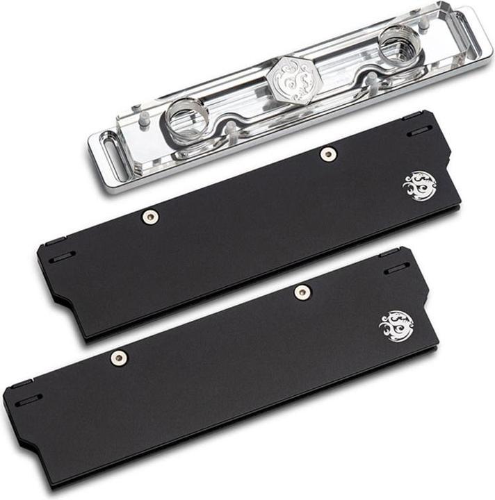 Actual product image Bitspower Memory cooler, DDR5, transparent double-sided - 2 DIMMS