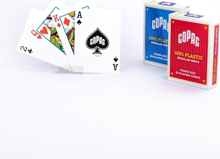 Actual product image Copag Plastic Poker Cards Deck Regular