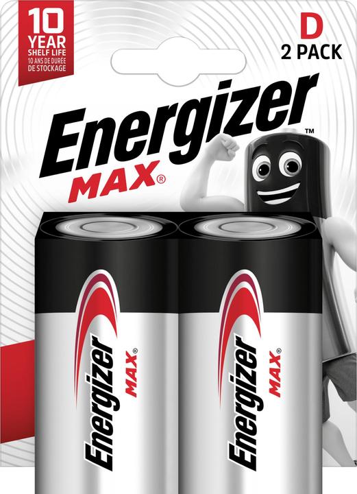 Immagine prodotto Energizer Max Alcalina (2 pz., D)