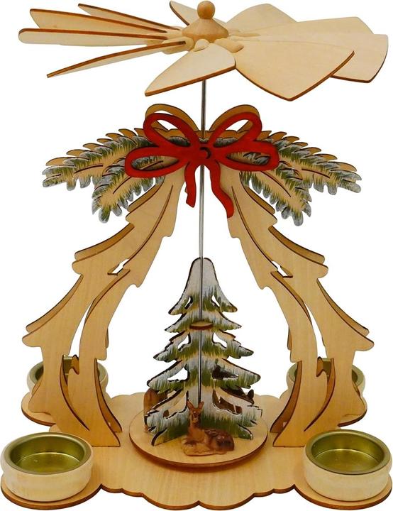 Actual product image HTI-Living Christmas pyramid with Christmas tree and bow