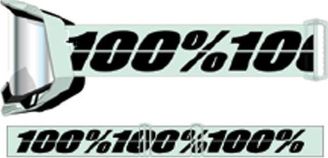 Immagine prodotto 100% Occhiali Racecraft 2 Palomar - Lenti flash argento specchiato (Palomar, Argento)