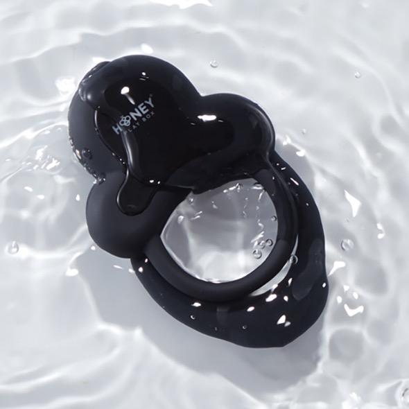 Actual product image Honey Play Box Anello Vibrating Double Cock Ring Black (75372, LEGO DC)